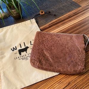 Ladies Will Leather Wristlet